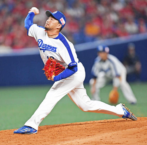 中日田島慎二（2018年7月16日撮影）
