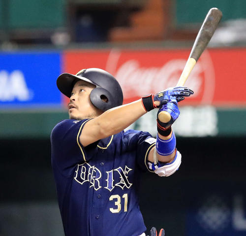 オリックス時代の小谷野栄一氏（2017年8月27日）