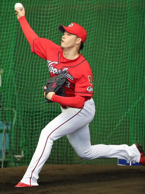 広島薮田和樹（2018年2月2日撮影）