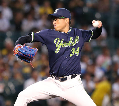 ヤクルト山田大樹（2019年9月11日撮影）