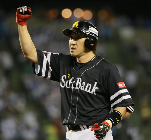 ソフトバンク内川聖一（2019年10月10日撮影）