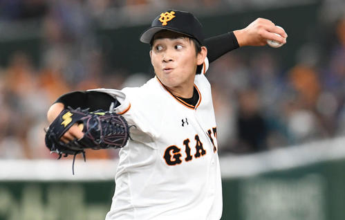 巨人高橋優貴（2019年8月24日撮影）