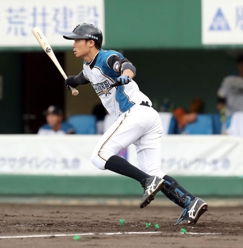 日本ハム中島（2019年9月16日撮影）