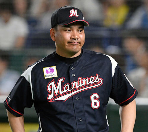 ロッテ井口資仁監督（2019年8月15日撮影）