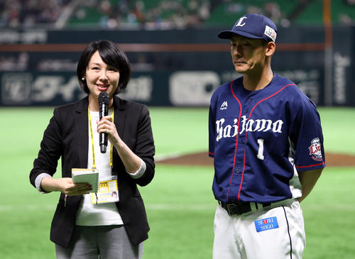 球団公式映像中継リポーター海里さん