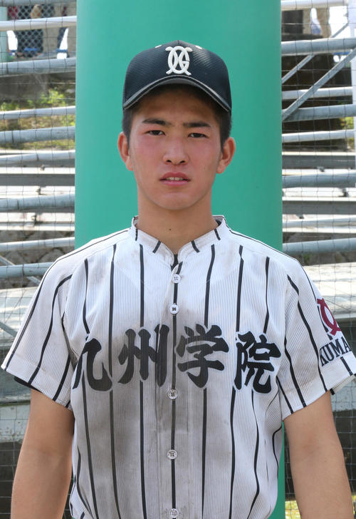 九州学院・川野涼多遊撃手（2019年7月15日撮影）