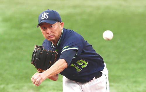 ヤクルト石川雅規（2019年7月31日撮影）