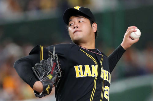 阪神高橋遥人（2019年10月10日撮影）
