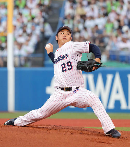 ヤクルト小川泰弘（2019年7月27日撮影）
