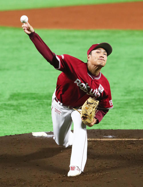楽天則本昂大（2019年10月5日撮影）