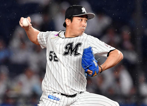 ロッテ益田直也（2019年7月5日撮影）