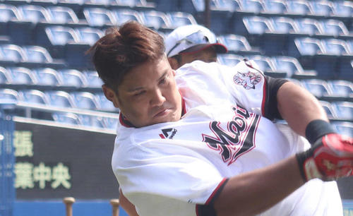 ロッテ井上（19年10月撮影）