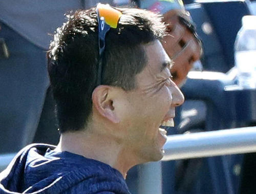 オリックス中垣征一郎パフォーマンスコーチ兼コーチングディレクター（2018年2月26日撮影）