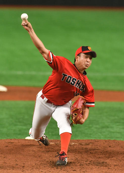 東芝・宮川哲（2019年7月21日撮影）