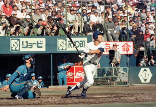 中日選手時代の川又米利氏（1988年10月23日撮影）