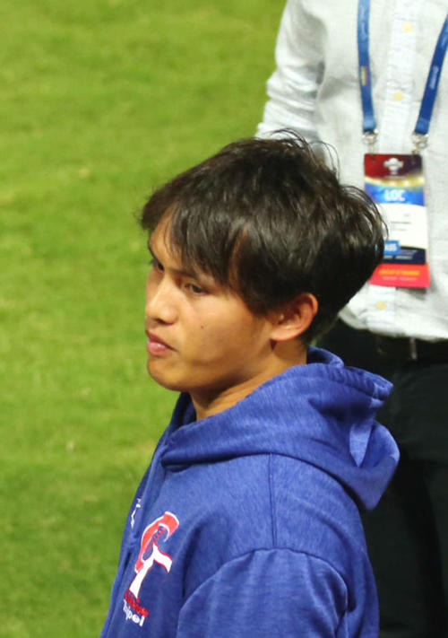 台湾代表の張奕（2019年11月4日撮影）