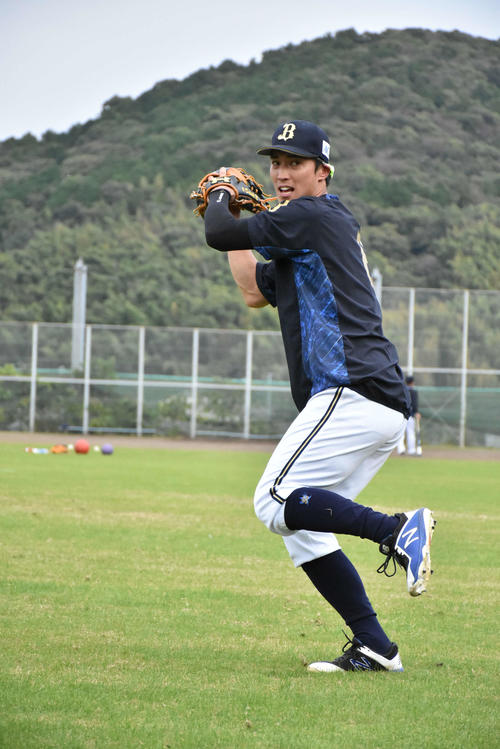 オリックス後藤駿太外野手（撮影・真柴健）