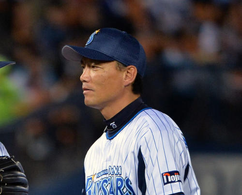 DeNA川村コーチ（2014年5月1日撮影）