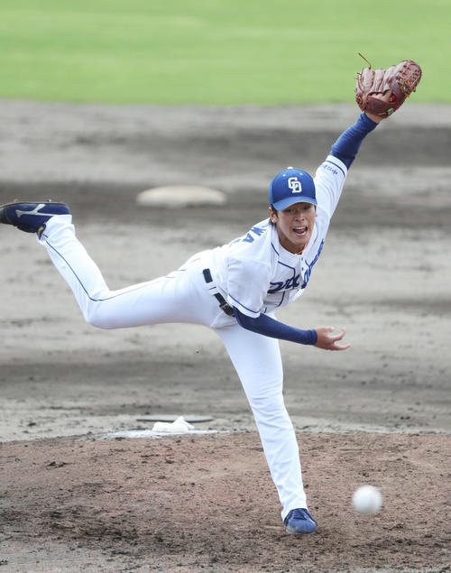 中日石川翔（2019年2月21日撮影）