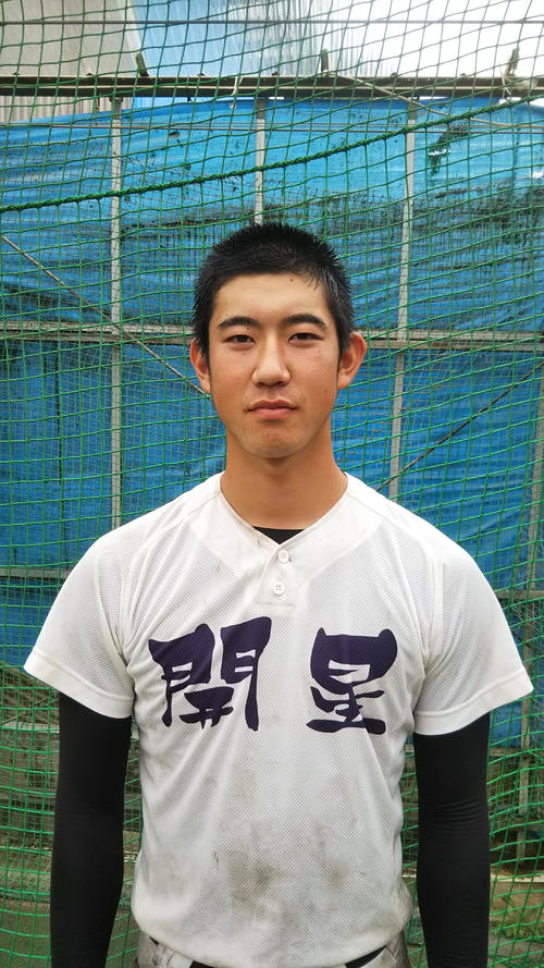 DeNAドラフト5位指名の開星・田部隼人（2019年6月撮影）