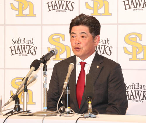 2年連続4度目の「正力松太郎賞」を喜ぶ工藤公康監督（撮影・梅根麻紀）