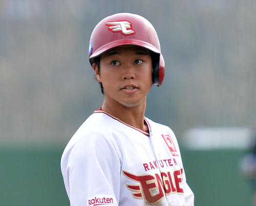 楽天西巻賢二（2019年4月17日撮影）