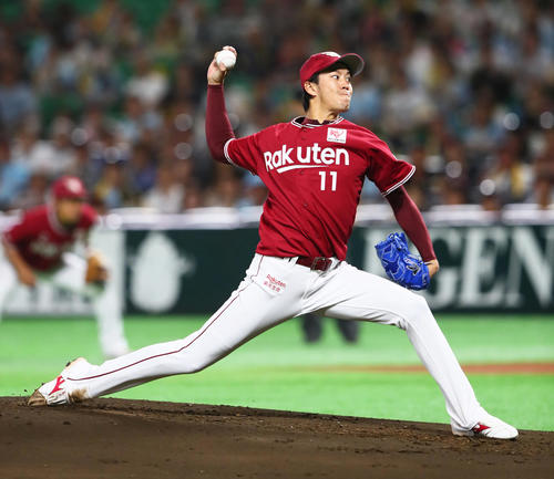 楽天岸孝之（2019年10月7日撮影）