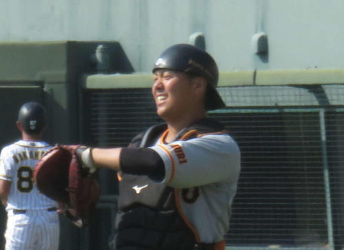巨人田中貴也（2019年10月14日撮影）
