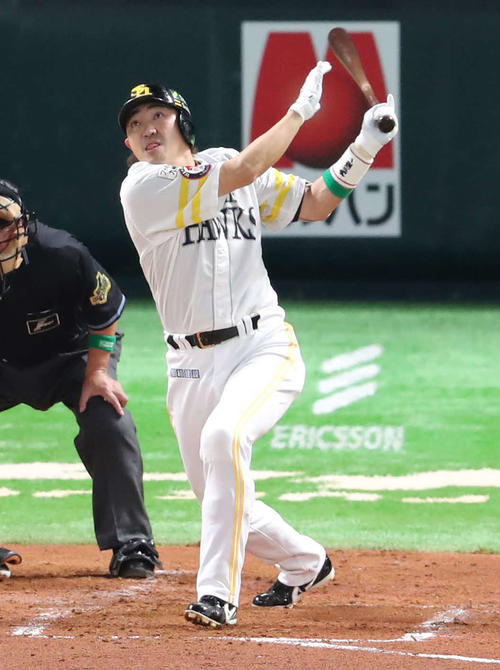 ソフトバンク内川聖一（2019年10月19日撮影）