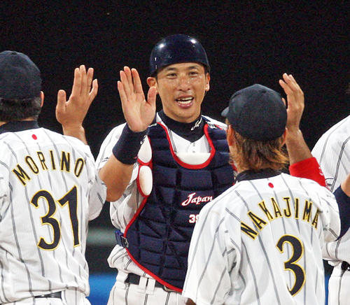 北京五輪に出場した現役時代の矢野監督（2008年8月19日撮影）