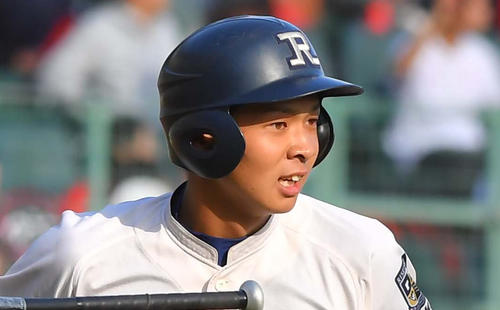履正社・井上広大（18年10月撮影）