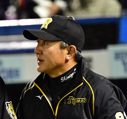 阪神清水雅治ヘッドコーチ（2019年5月8日撮影）