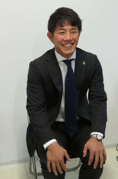 契約更改交渉を終えたソフトバンク増田