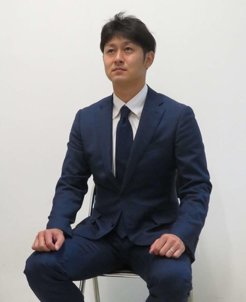 契約更改交渉を終えたソフトバンク奥村