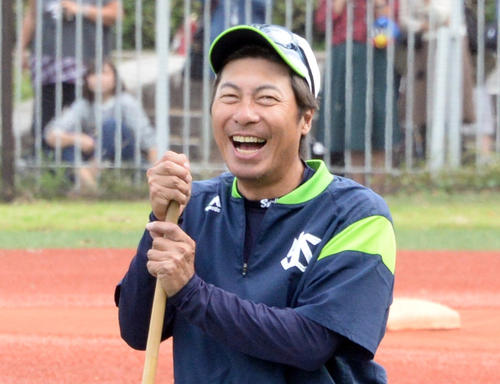 ヤクルト高津臣吾監督（2019年10月20日撮影）