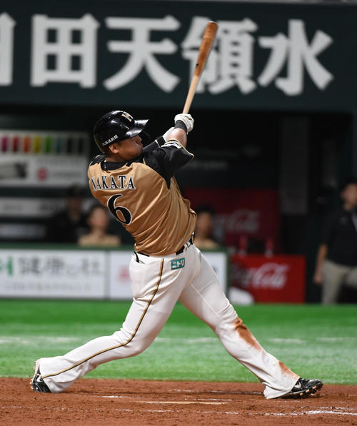 日本ハム中田翔(2019年9月21日撮影）