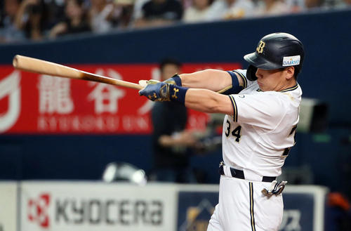 オリックス吉田正尚（2019年9月28日撮影）