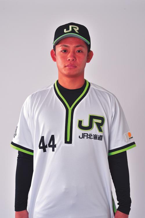 ベストナインを初受賞したJR北海道クラブの大河内航外野手