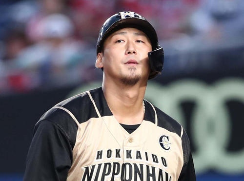 日本ハム中田翔（2019年9月22日撮影）