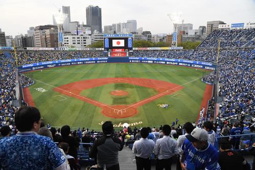 横浜スタジアム全景（2019年4月23日撮影）