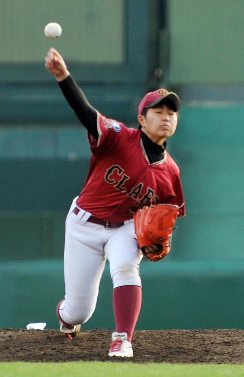 クラーク仙台対開志学園　クラーク仙台のエース小野寺佳は3安打2失点完投で引き分ける