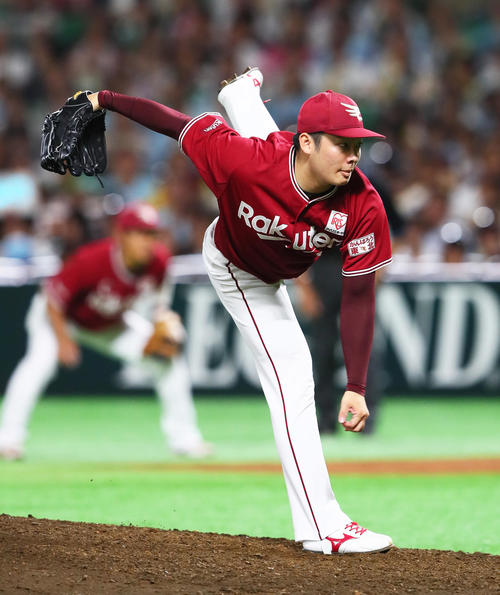 楽天松井裕樹（2019年10月7日撮影）