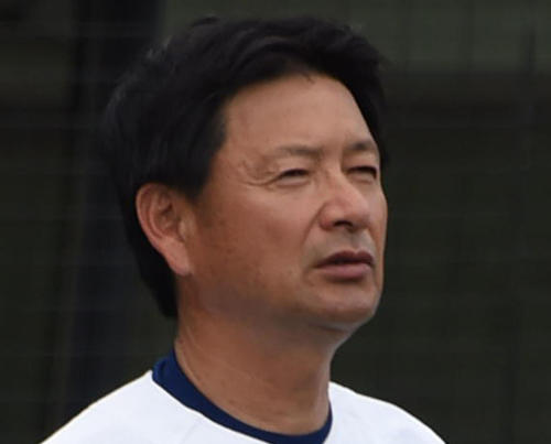 阪神島本の高校時代の恩師・田所孝二監督（2014年7月15日撮影）