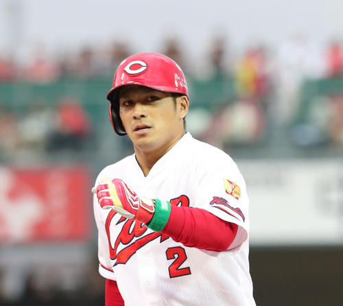 広島田中広輔（2019年6月7日撮影）