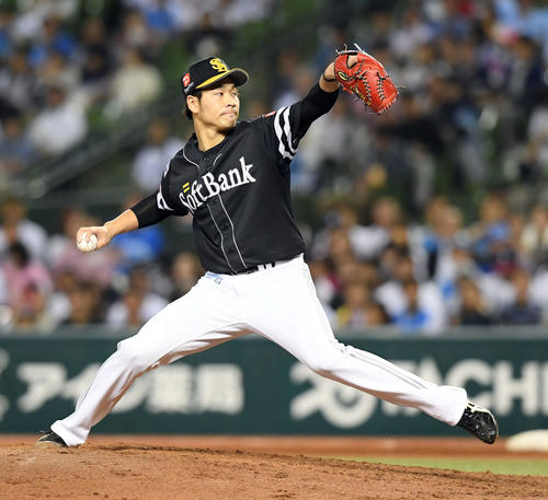 ソフトバンク武田（2019年10月10日撮影）
