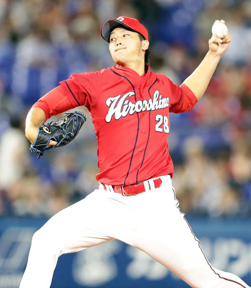 広島床田寛樹（2019年9月19日撮影）