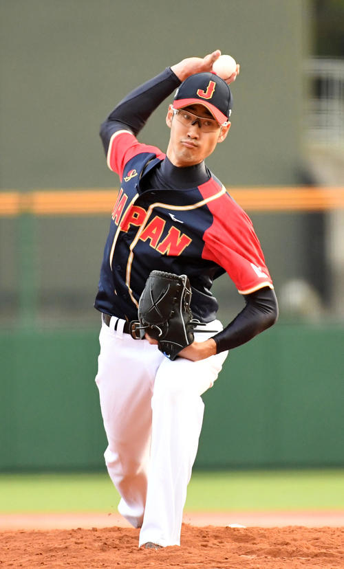 WBC関東代表対SWBC東海代表　2イニングを無失点に抑えたSWBC関東代表・杉浦健二郎（撮影・前岡正明）