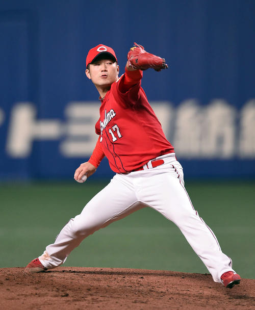 広島岡田明丈（2019年4月4日撮影）