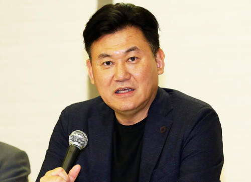 楽天三木谷浩史氏（2019年9月18日撮影）
