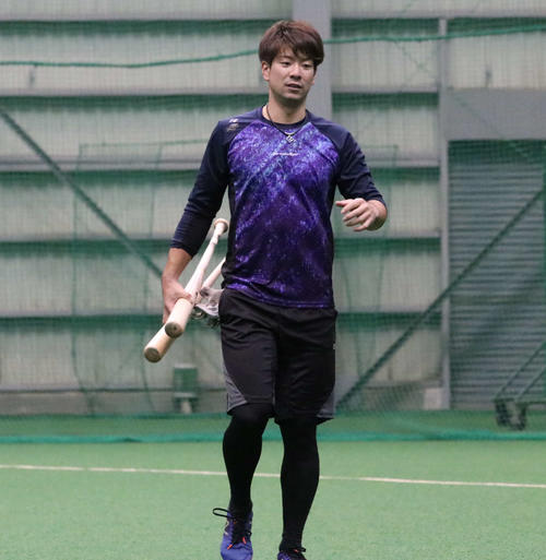日本ハム松本剛（2019年12月13日撮影）